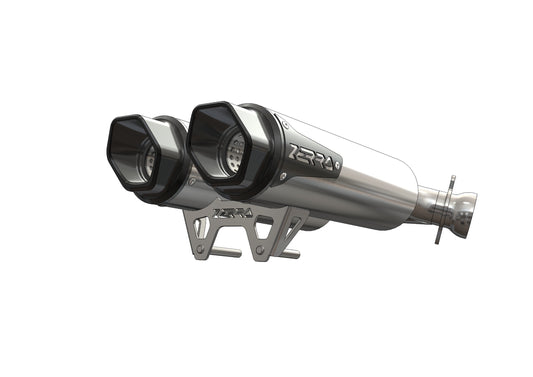 Zerra HEX Dual Exhaust - Polaris Sportsman/Scrambler 1000 S
