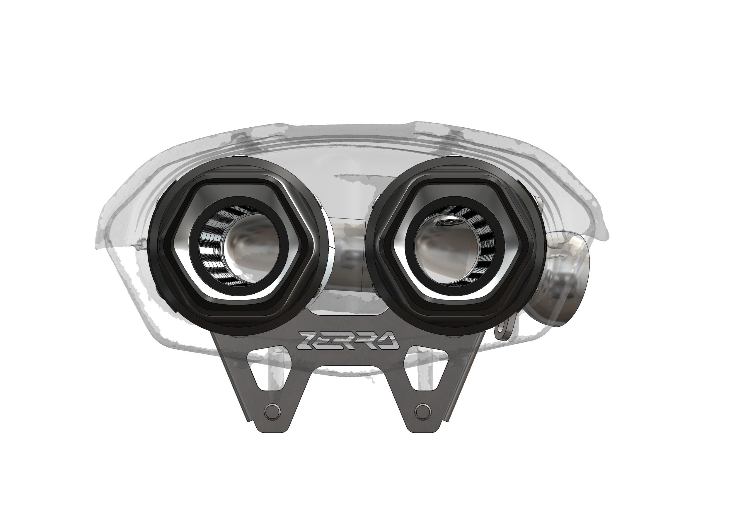 Zerra HEX Dual Exhaust - Polaris Sportsman / Scrambler 1000 S