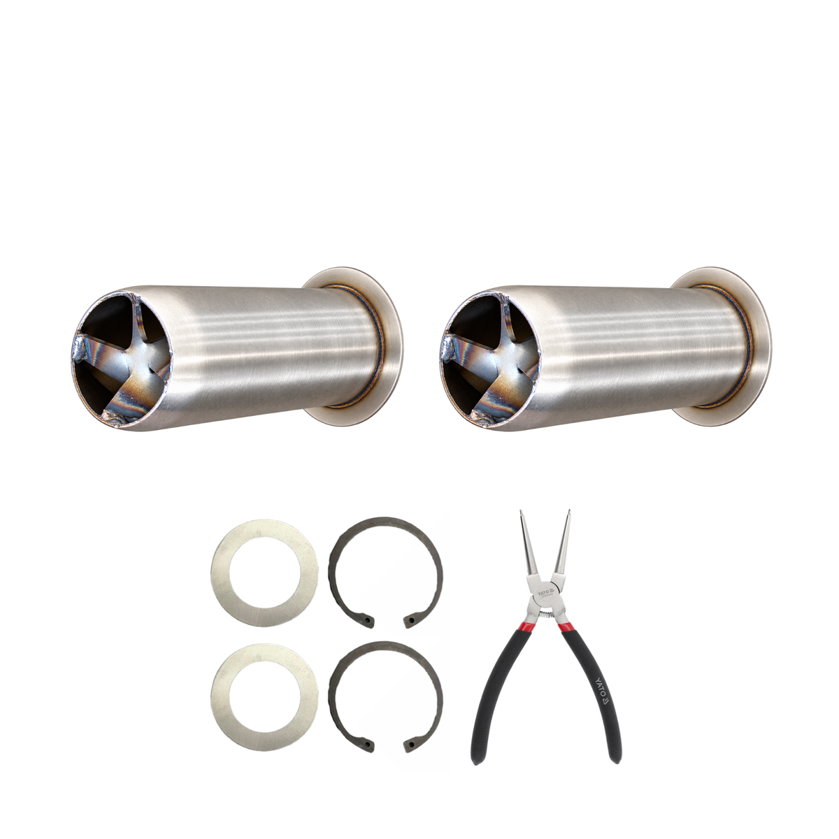 Zerra HEX Dual Silencer Kit (for 51mm core)