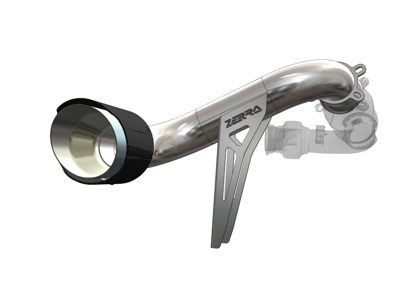 Zerra Straight Pipe Muffler Delete w/ Carbon Tips- Can-Am Maverick X3