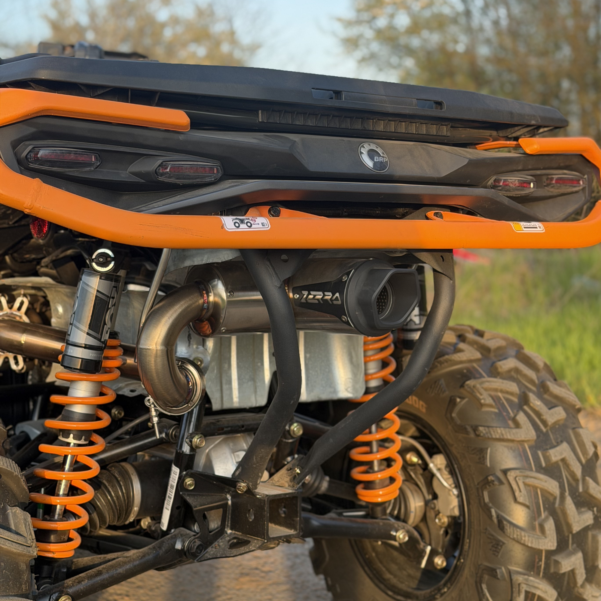 Zerra ATC Center-Exit Exhaust - Can-Am Outlander G3 850/1000