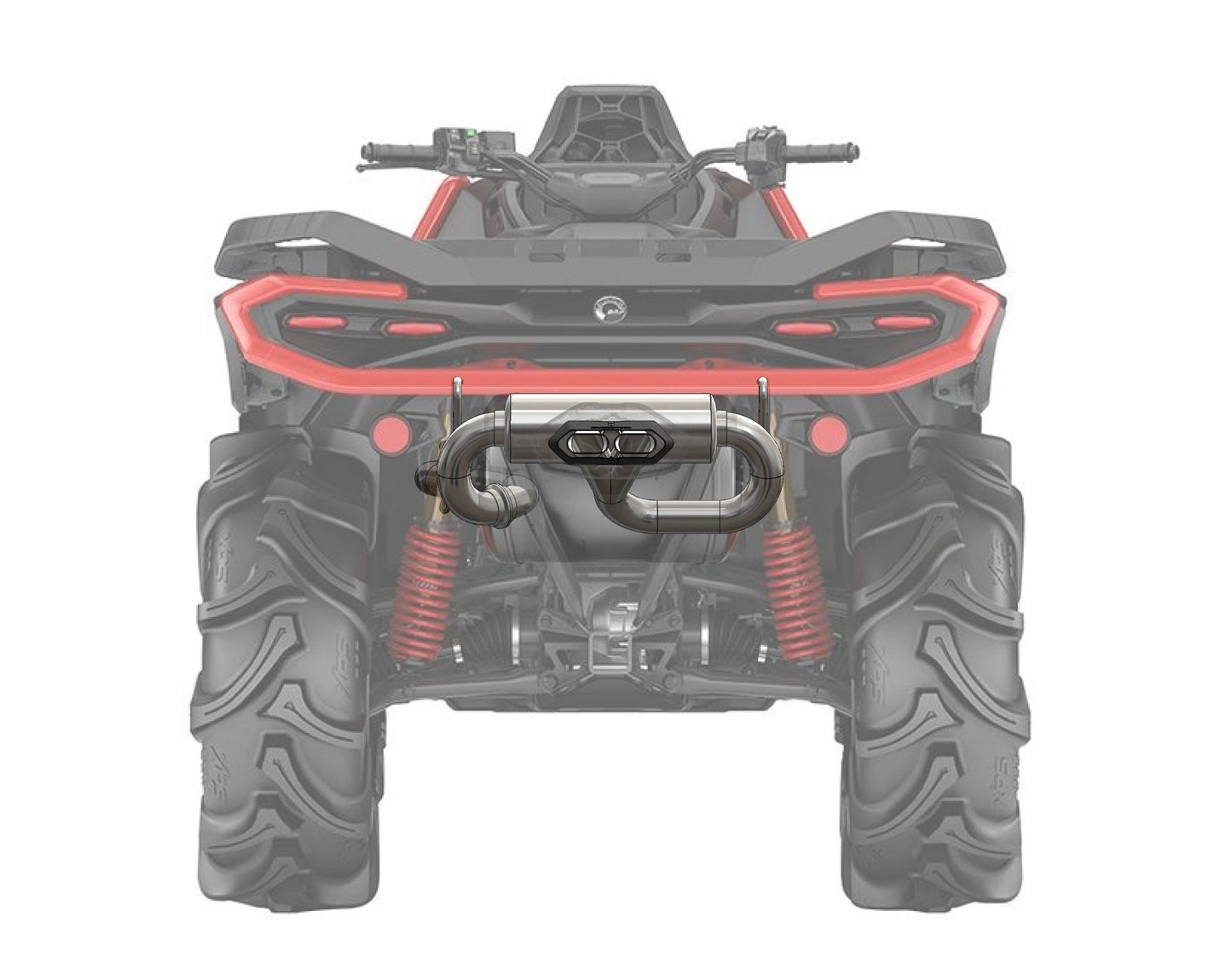 Zerra EVO Center-Exit Exhaust - Can-Am Outlander G3 850/1000