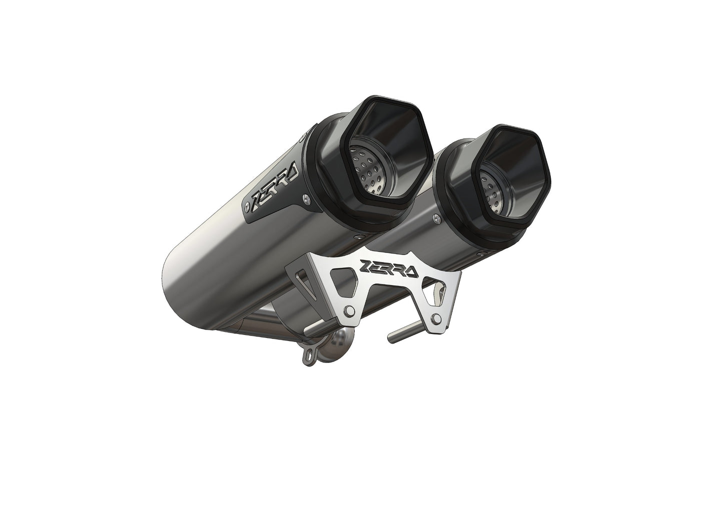 Zerra HEX Dual Exhaust - Polaris Sportsman/Scrambler 1000 S