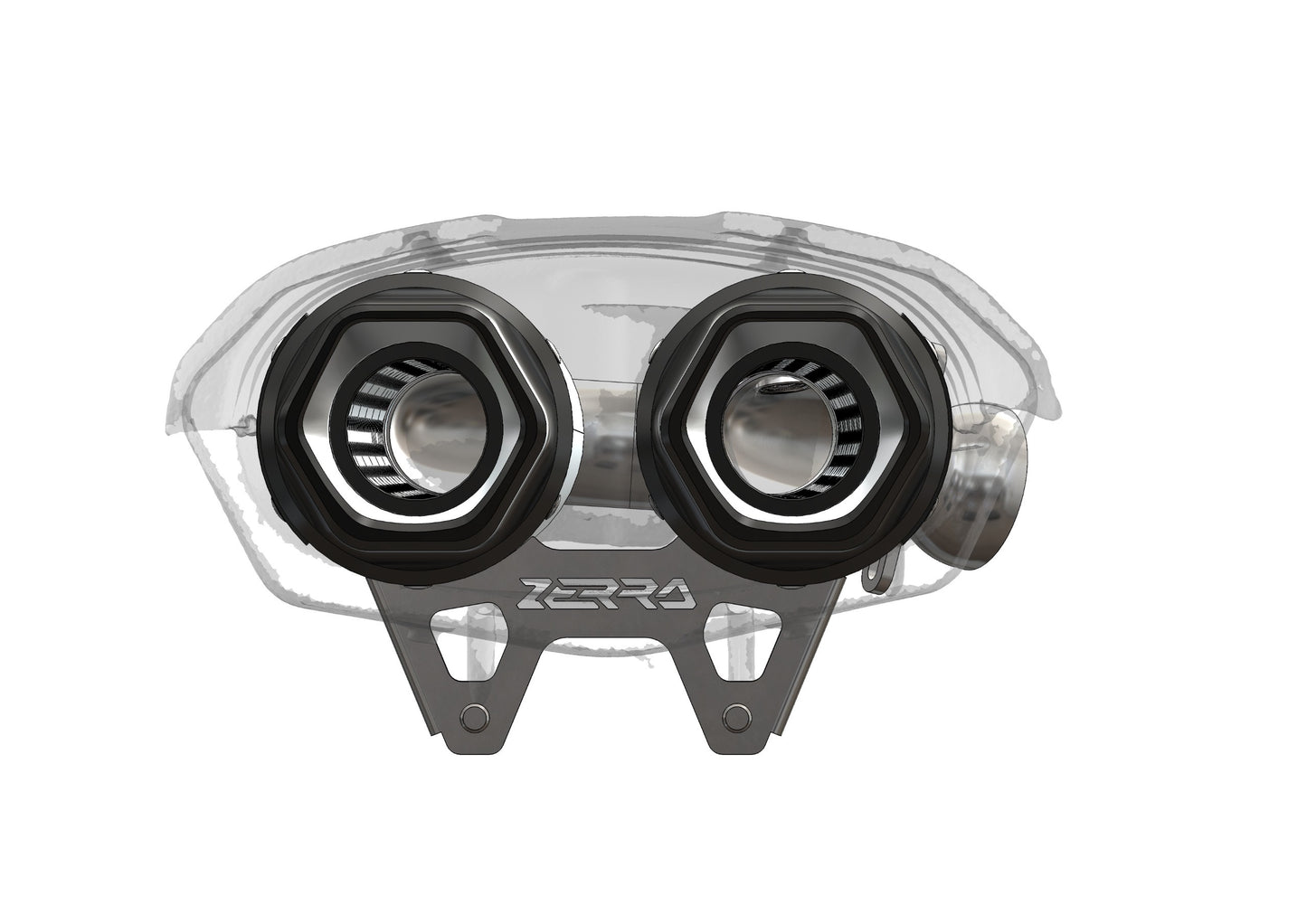 Zerra HEX Dual Exhaust - Polaris Sportsman/Scrambler 1000 S