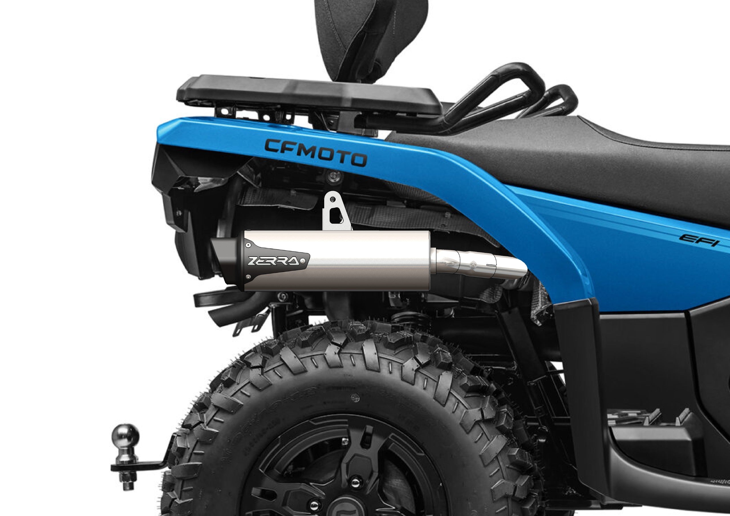 Zerra HEX Single Exhaust - CF Moto X5