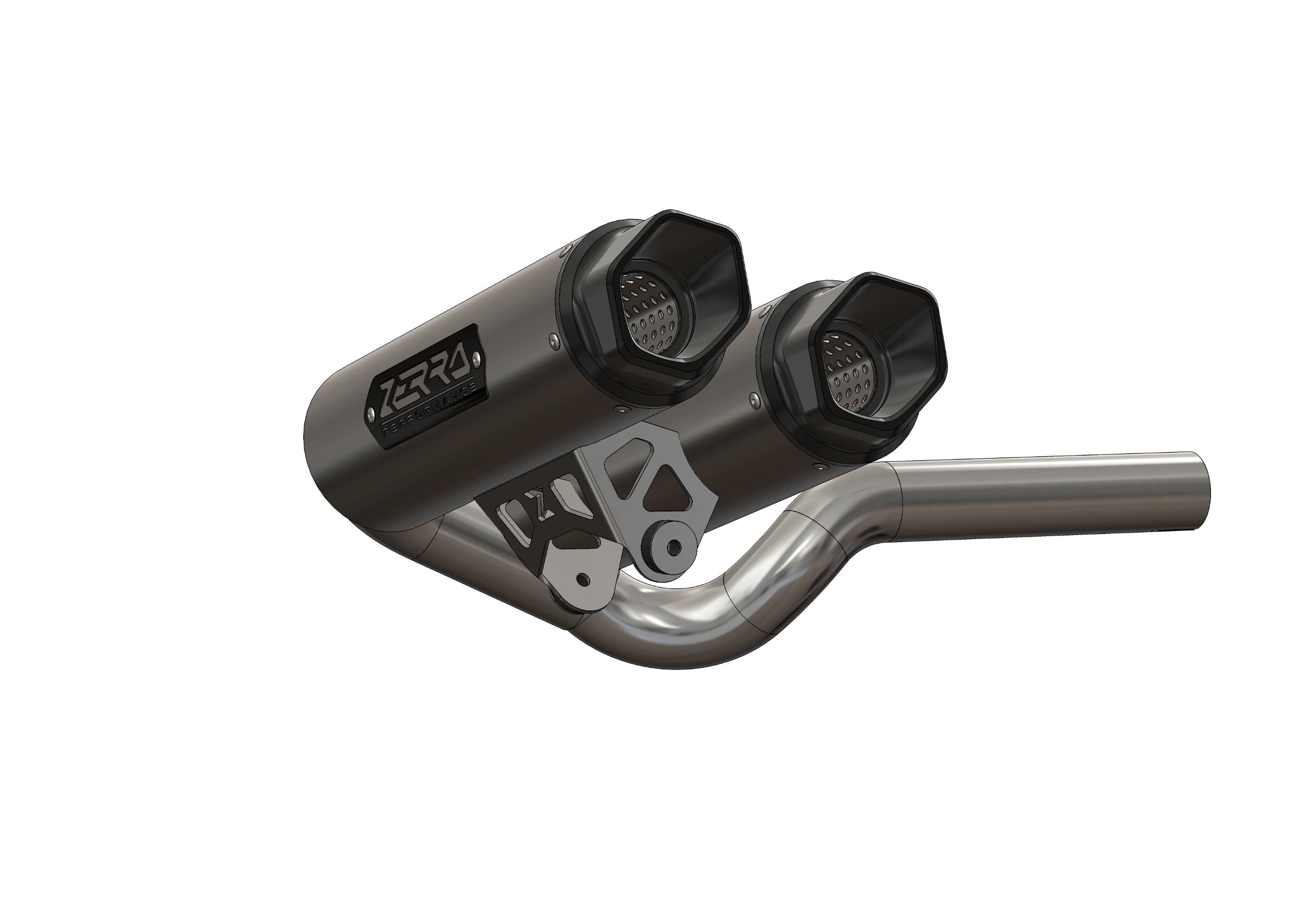 Zerra HEX Dual Exhaust - Can-Am Renegade G2