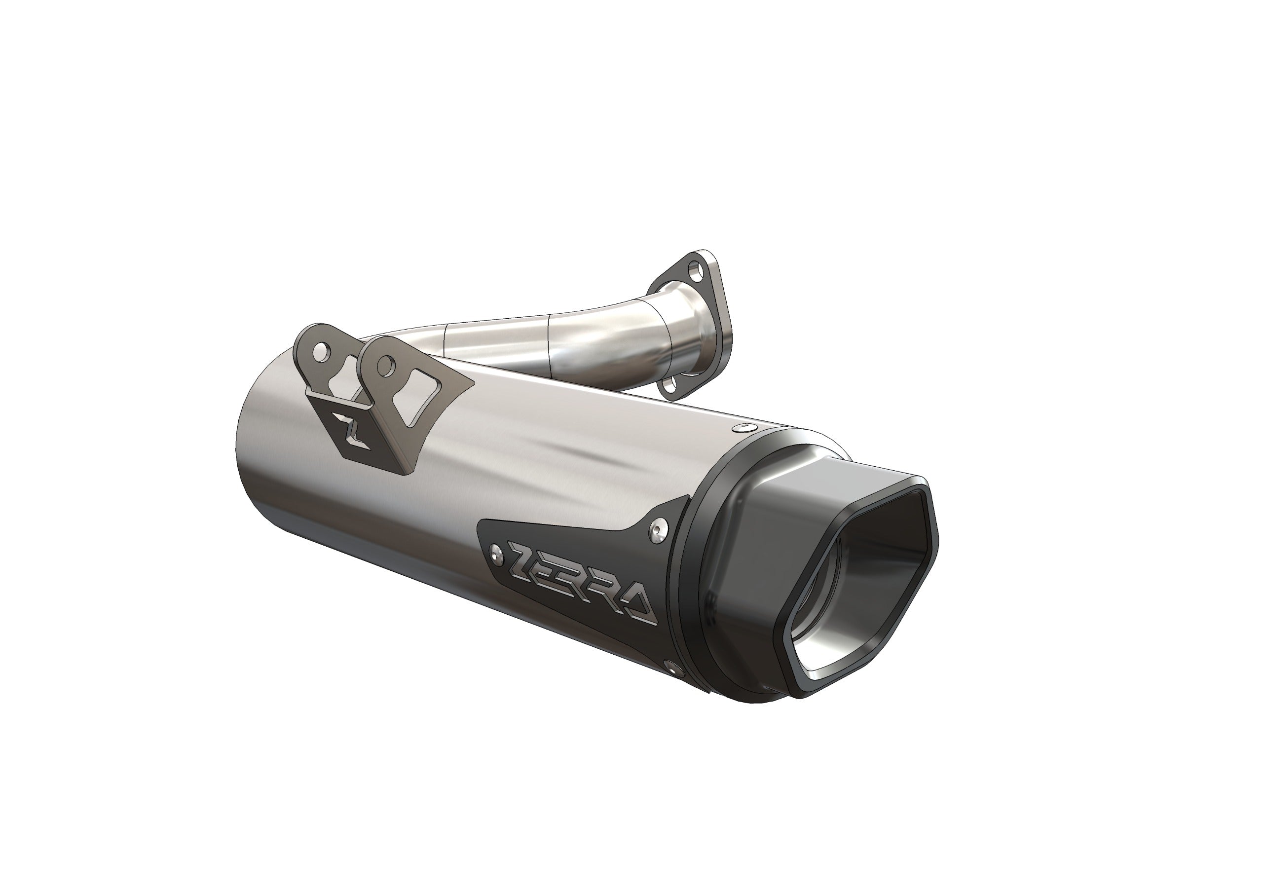 Zerra HEX Single Exhaust - Gen 3 CF Moto 1000/850 (X10/X8) | Goes