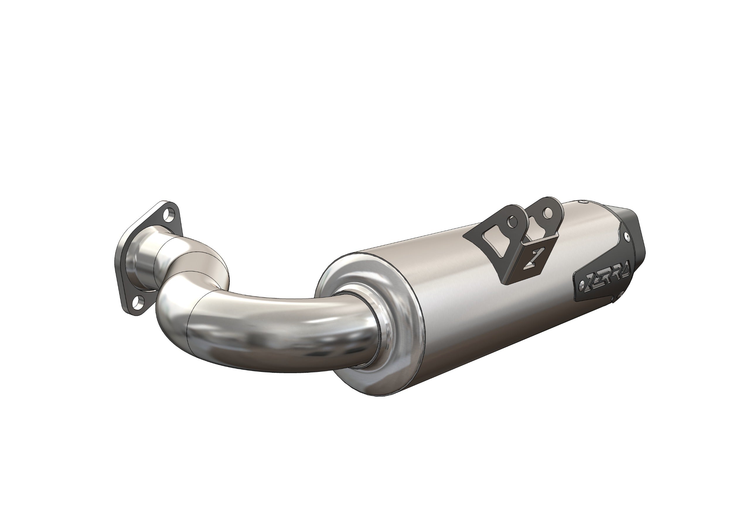ゼロファクター Zerra HEX Single Exhaust - Gen 3 CF Moto 1000/850 (X10/X8) | Goes