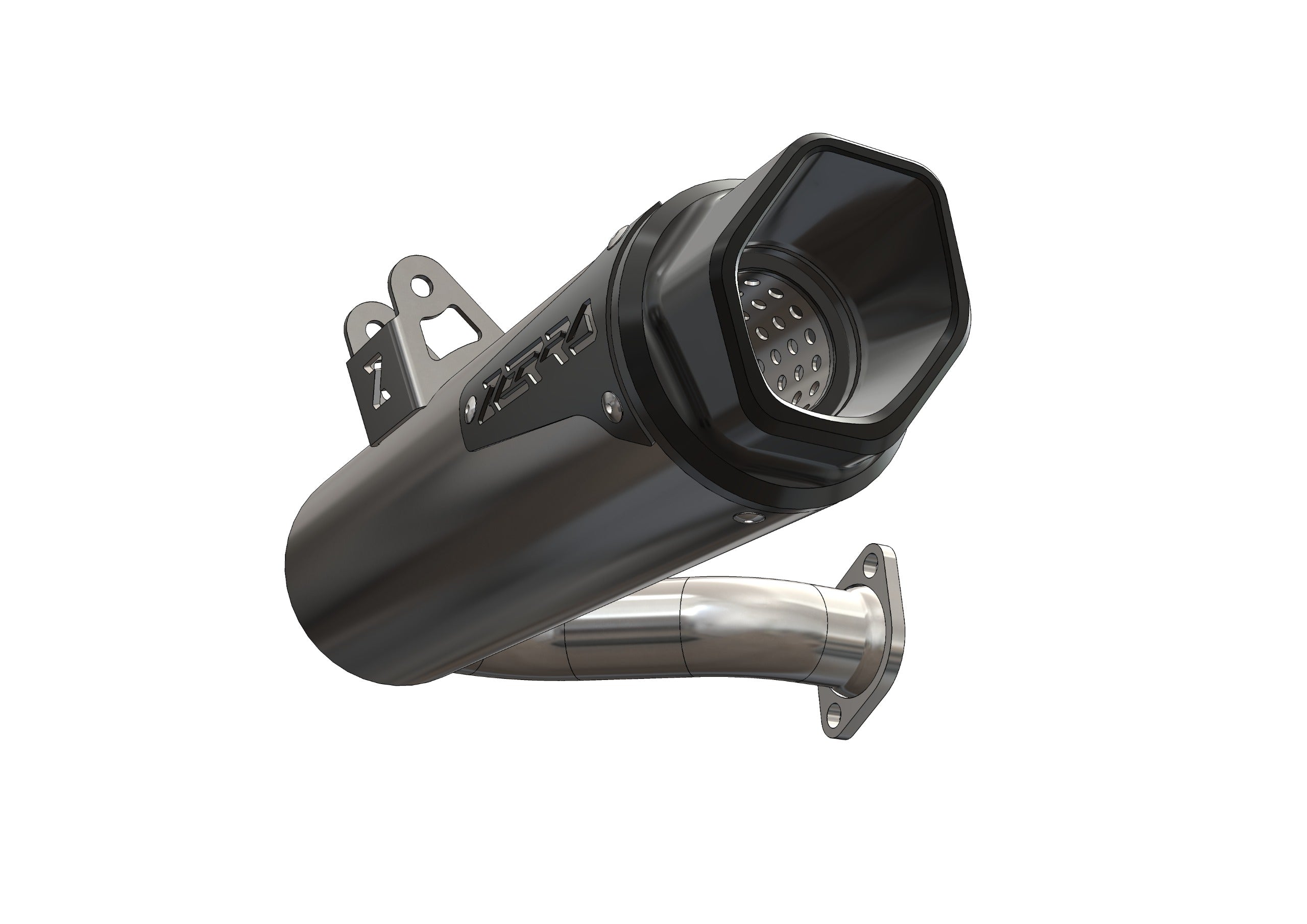 Zerra HEX Single Exhaust - Gen 3 CF Moto 1000/850 (X10/X8) | Goes