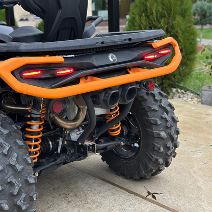 Zerra HEX Dual Center-Exit Exhaust - Can-Am Outlander G3 850/1000