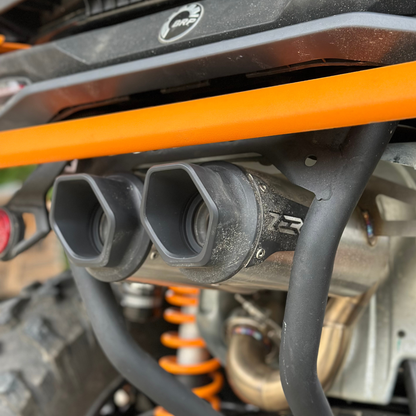Zerra HEX Dual Center-Exit Exhaust - Can-Am Outlander G3 850/1000