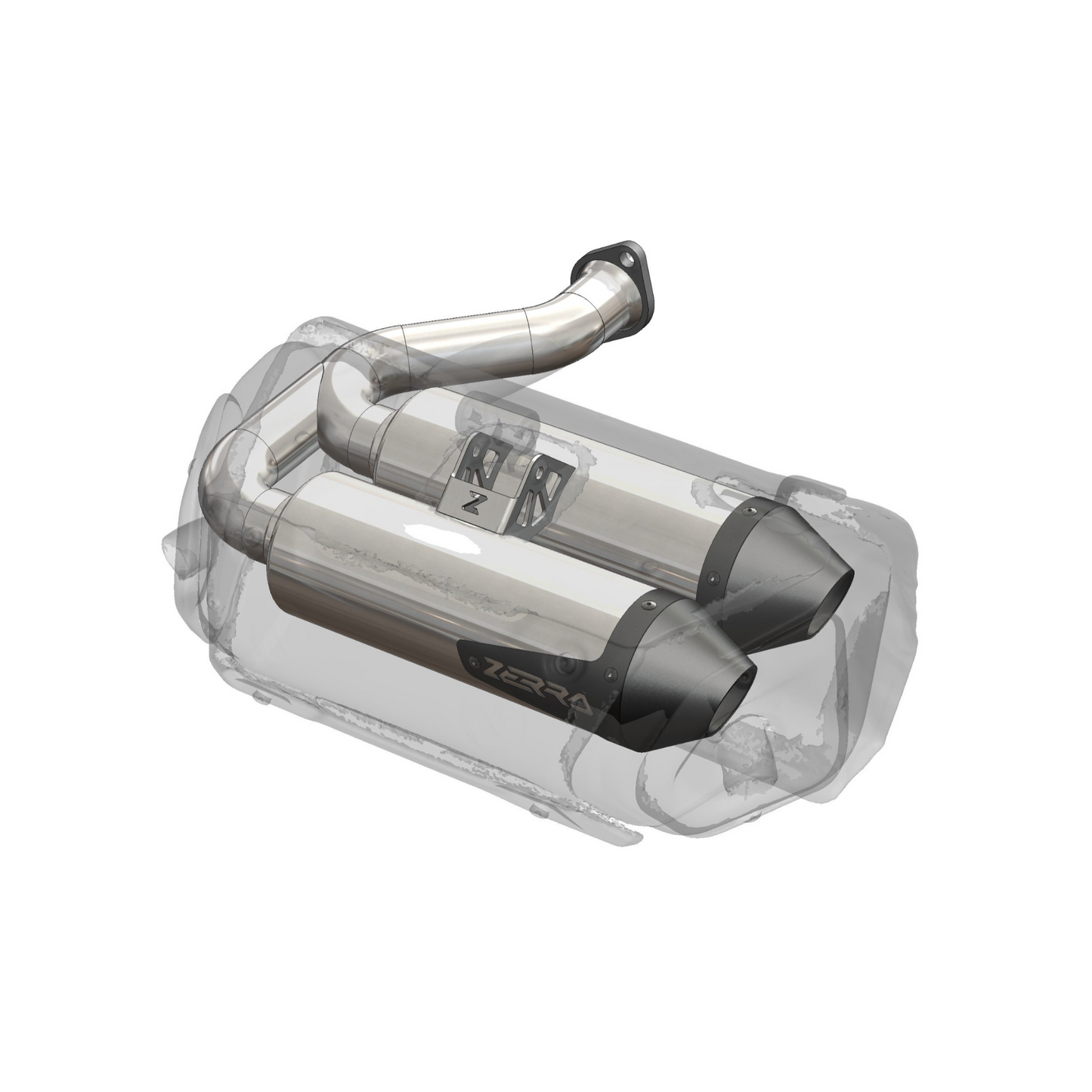 Zerra Race Lite 1.0 Dual Exhaust - CF Moto X10 / X8